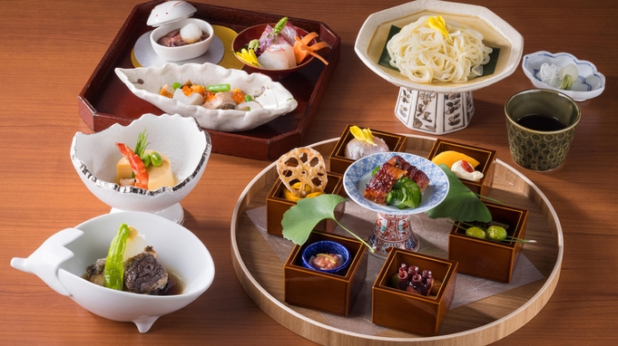 【夕・朝食付】日本料理「縁」 季節の縁会席付き